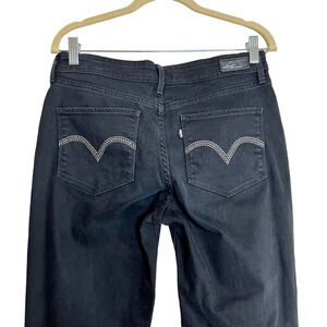 Levis Womens Jeans Size 31 Black Bold Curve Classic Boot Cut